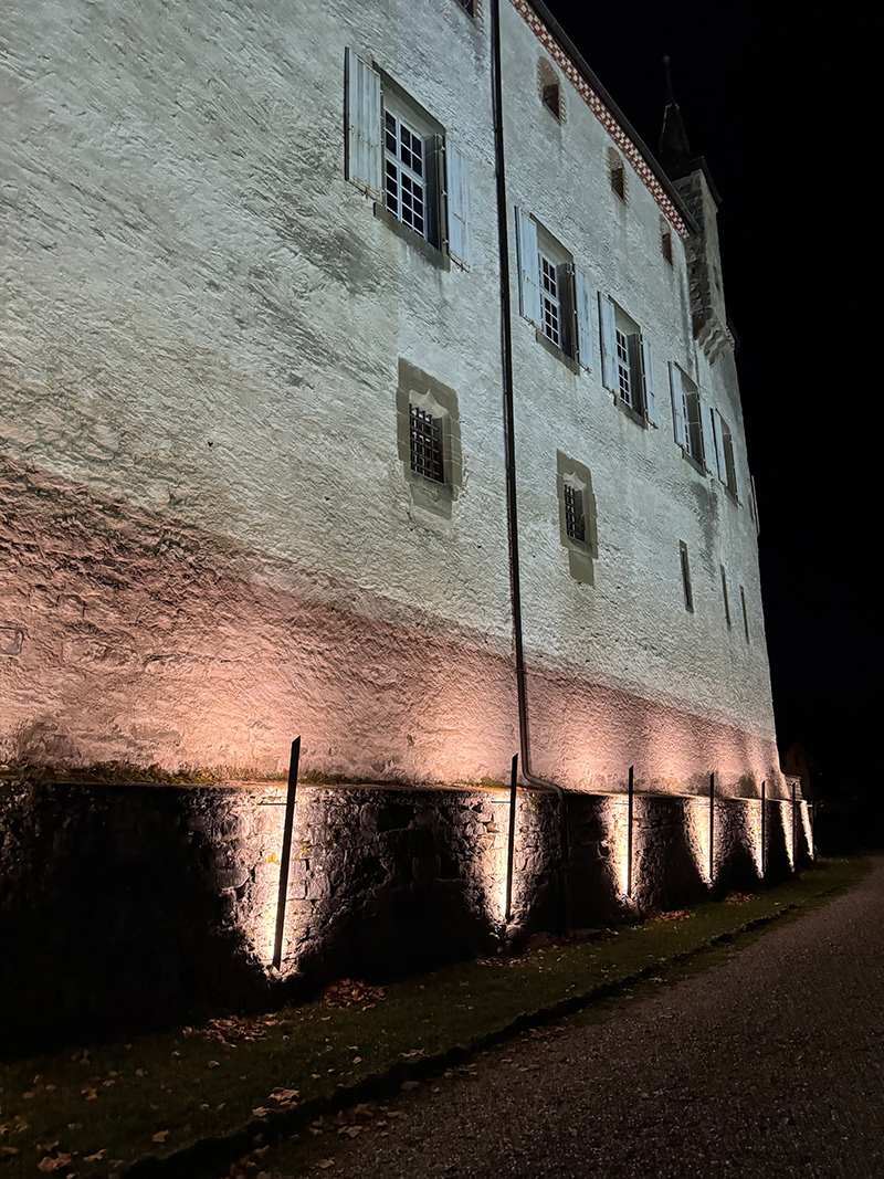 eclairage chemin acces