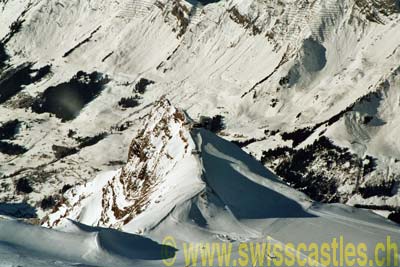 Glacier de Tsanfleuron et ses pistes de skis