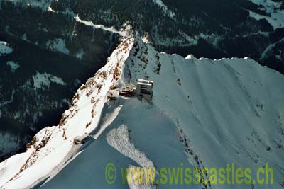 Glacier de Tsanfleuron et ses pistes de skis