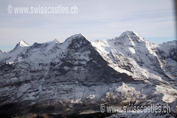 L'Eiger, le Mönch, la Jungfrau