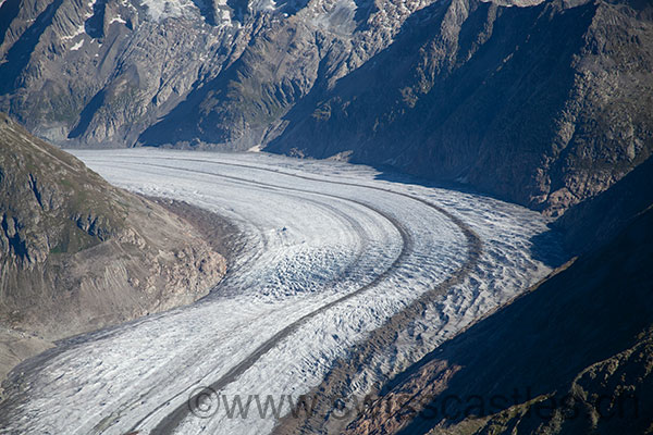 Le glacier d'Aletsch