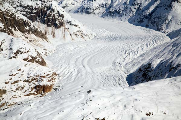 Le glacier d'Aletsch