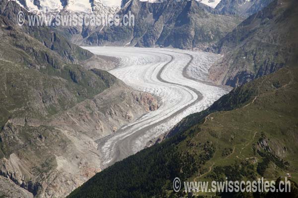 Le glacier d'Aletsch