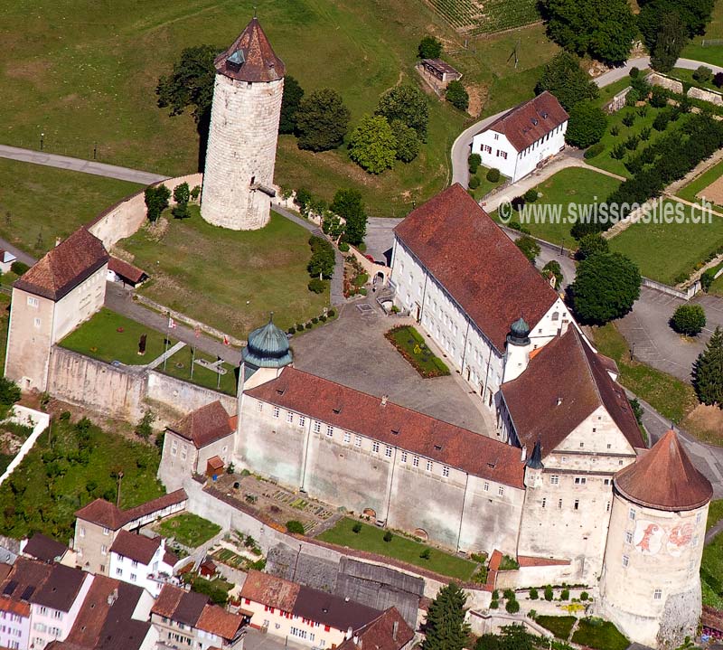 SUISSE SWITZERLAND Canton du JURA PORRENTRUY vue depuis la tour refouss 