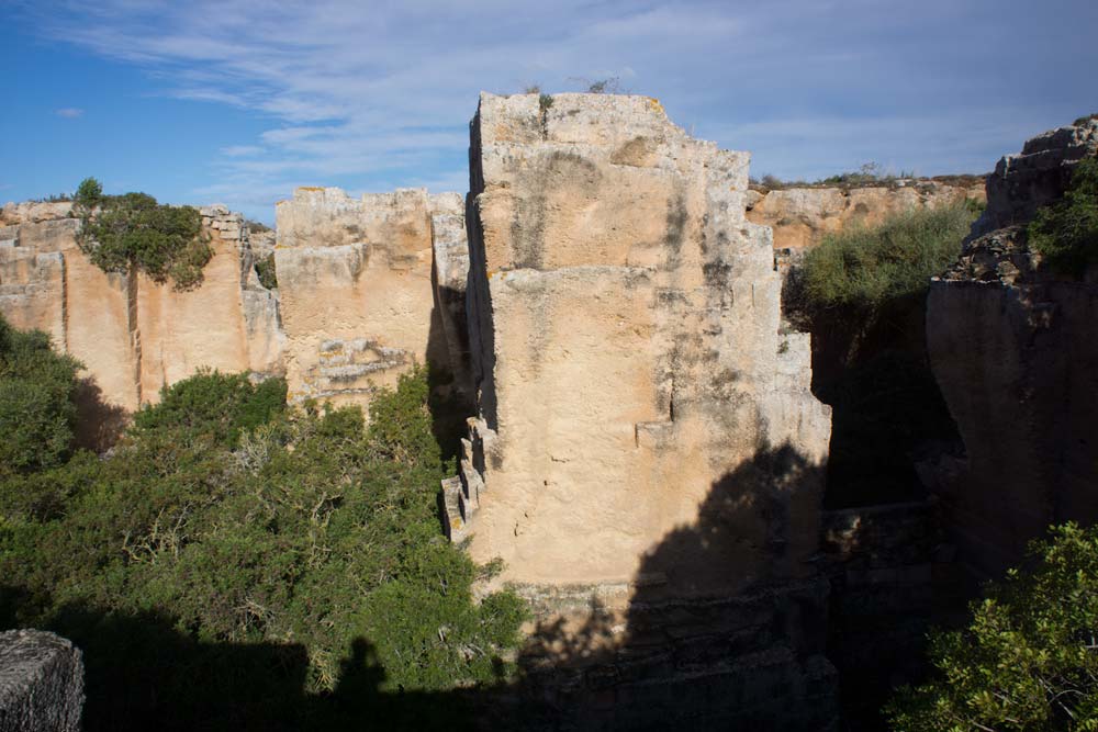 Majorque , Minorque, Minorque la carriere de Lithica