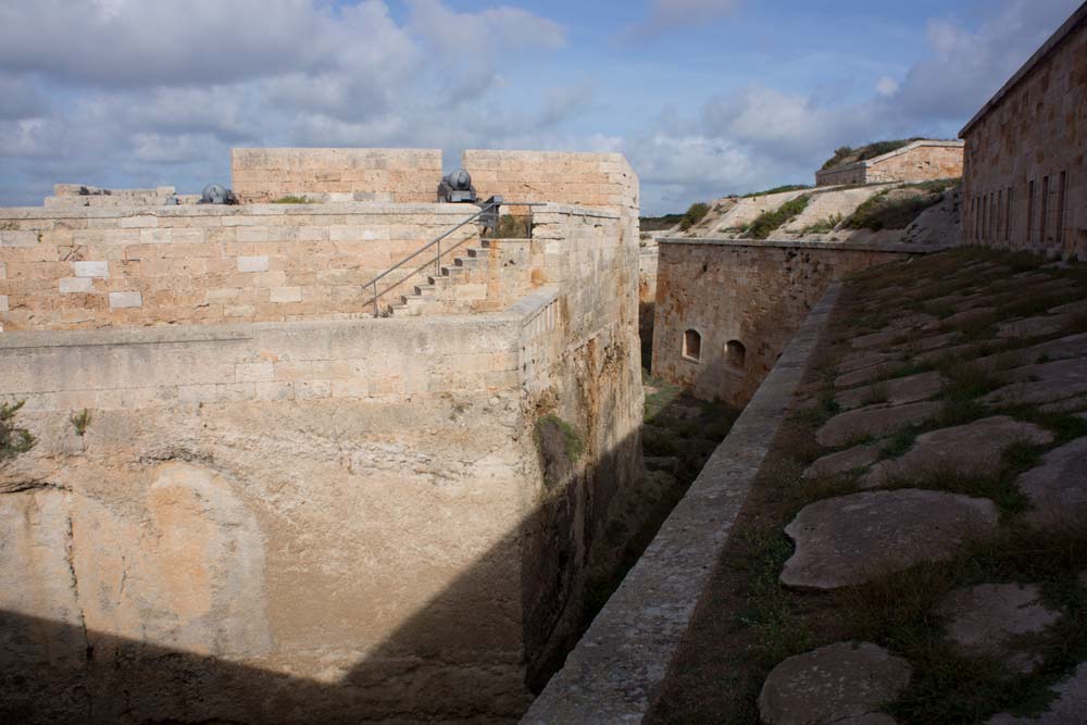 Majorque , Minorque, Le fort de Mola