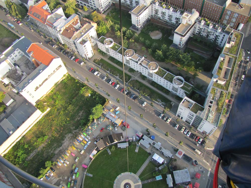 Berlin Depuis le ballon captif, Berlin vu du ciel