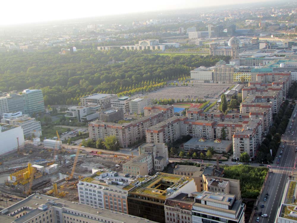 Berlin Depuis le ballon captif, Berlin vu du ciel