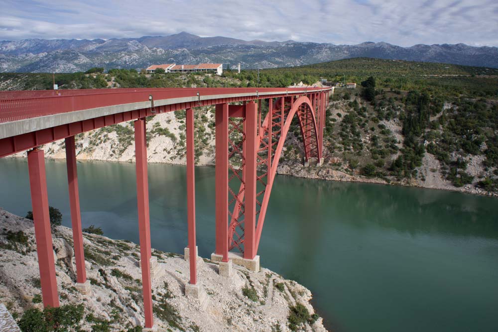 Voyage en Croatie: Le pont Maslenica