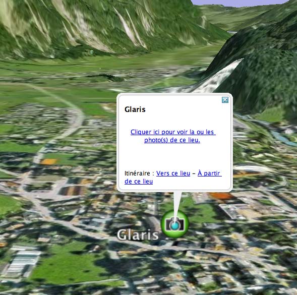 carte du canton de Glaris