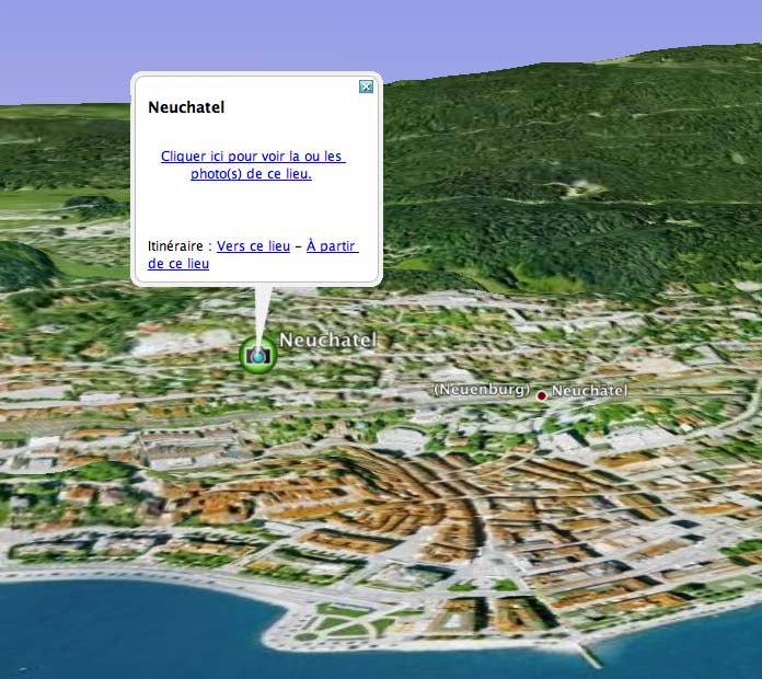 carte du canton de Neuchatel