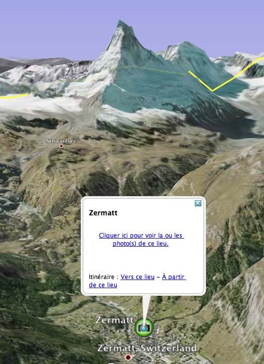 carte du canton du Valais
