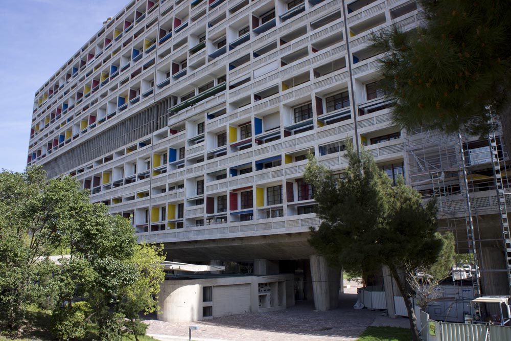 Marseille, La Cité radieuse du Corbusier