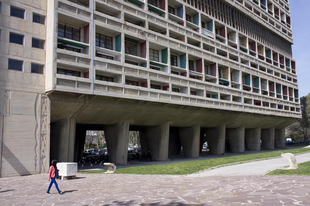 Marseille, La Cité radieuse du Corbusier