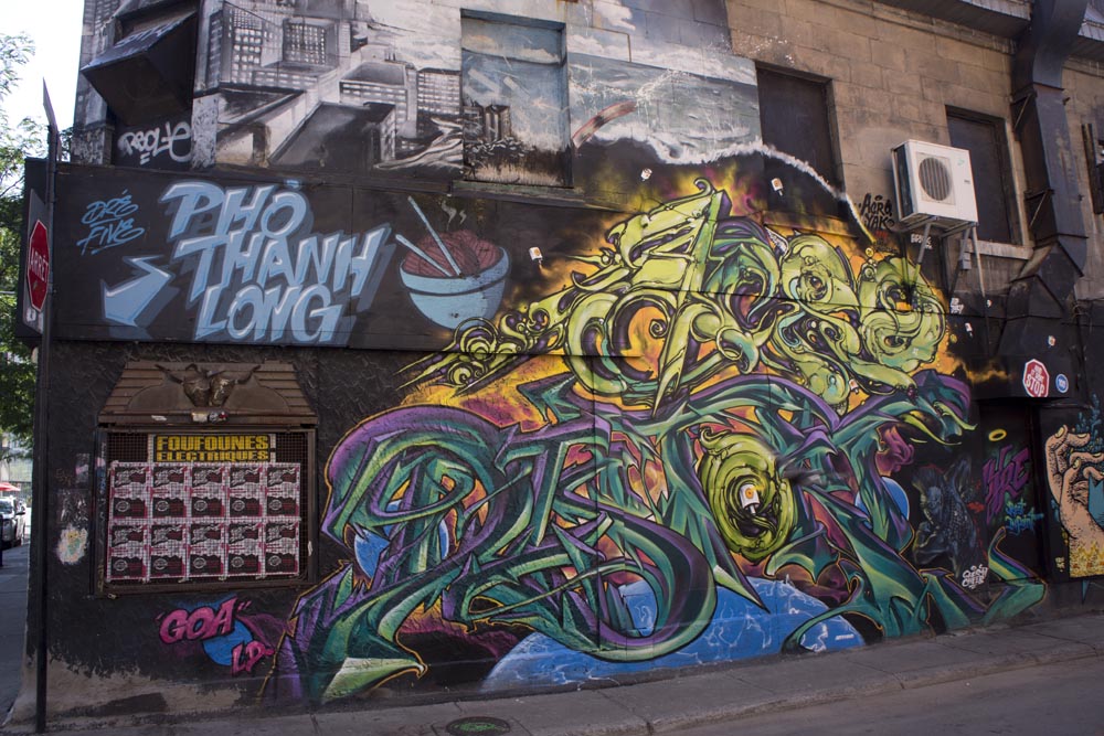 Montreal, Fresques Street Art