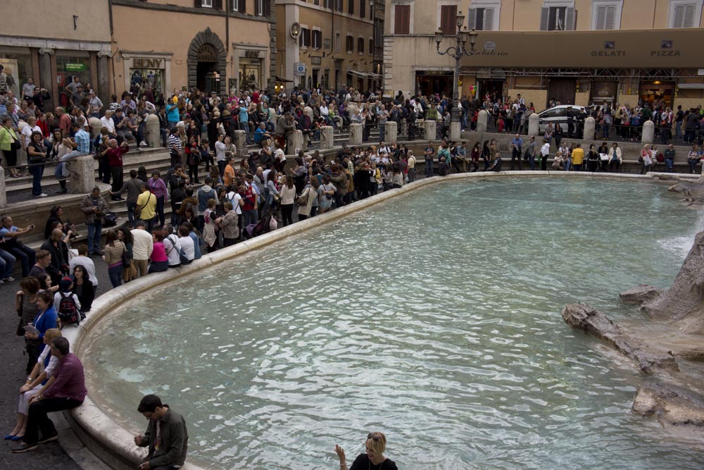 Rome, La fontaine Trevi