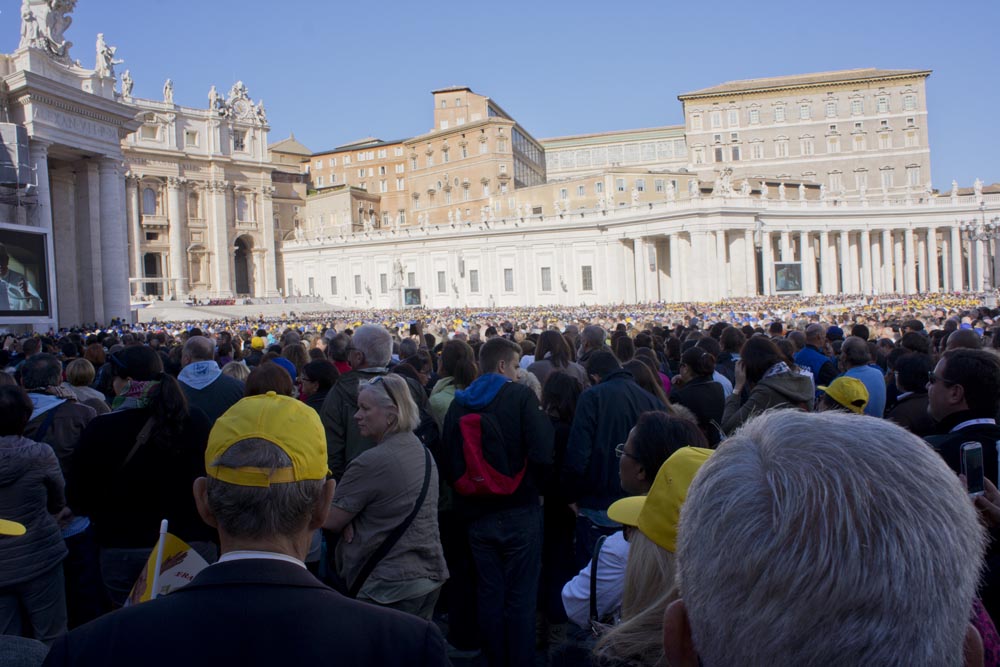 Rome, Audience publique du pape