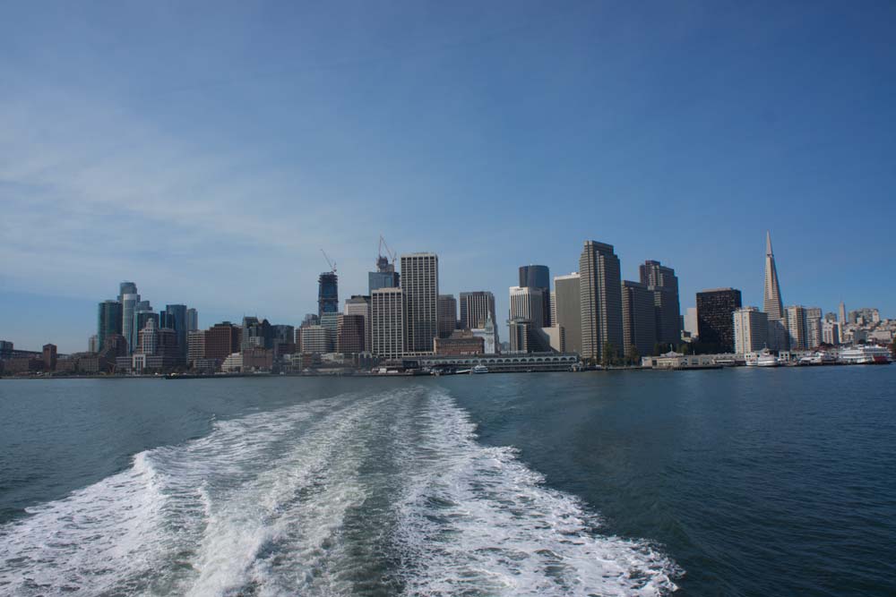 En ferry vers Sausalito