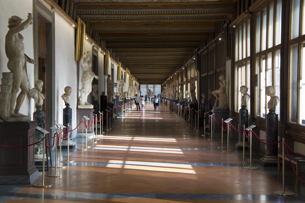 Florence, la galerie des Offices