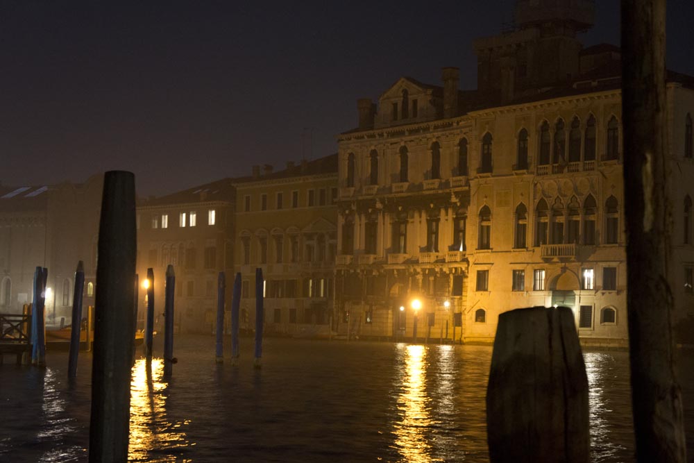 Venise, Brouillard et nuit